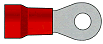 Ring Terminal 8 Ga. x #10 stud size