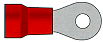 Ring Terminal 8 Ga. x #8 stud size