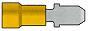 Male 12-10 Ga. .250 tab width 