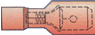 Male Coupler 22-18 ga. .250 tab width