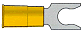 Locking Spade terminal 12-10 Ga. x #10 stud