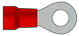 Ring Terminal 8 Ga. x 5/16" stud size