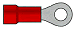 Ring Terminal 22-18 Ga. x #6 Hole