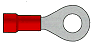 Ring Terminal 22-18 Ga. x 1/4"  Hole Size