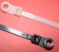 Mounting Cable Tie 14" with #10 mounting hole
